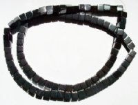 16 inch strand of 4x4mm Hematite Cube Beads